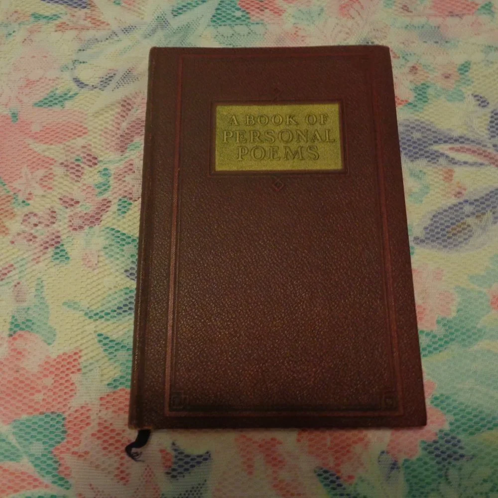 1937 A BOOK OF PERSONAL POEMS COMPILED BY WILLIAM R. BOWLIN